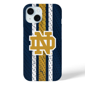 Notre Dame | Jersey Pattern iPhone 15 Case