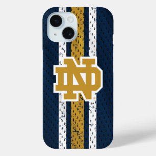 Notre Dame   Jersey Pattern iPhone 15 Case