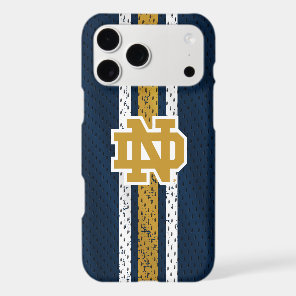 Notre Dame | Jersey Pattern iPhone 17 Pro Max Case