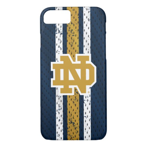 Notre Dame  Jersey Pattern iPhone 87 Case