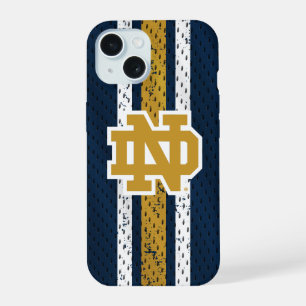 Notre Dame Jersey Pattern iPhone 15 Case