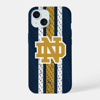 Notre Dame | Jersey Pattern iPhone 15 Case