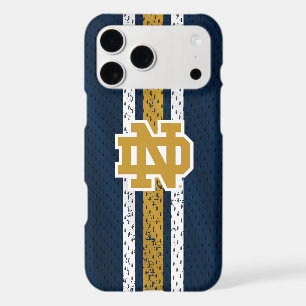Notre Dame Jersey Pattern iPhone 17 Pro Max Case