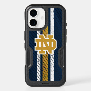 Notre Dame   Jersey Pattern iPhone 16 Case