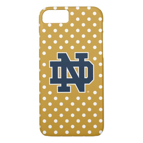 Notre Dame  Mini Polka Dots iPhone 87 Case