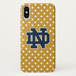 Notre Dame   Mini Polka Dots iPhone X Case