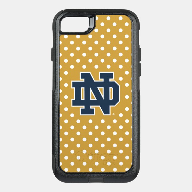 Notre Dame | Mini Polka Dots Otterbox iPhone Case (Back)