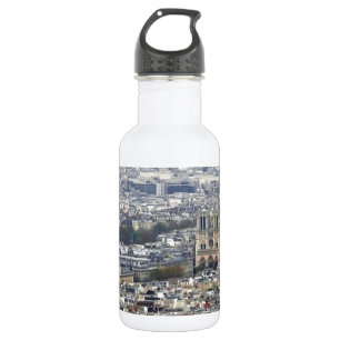 Notre Dame Paris France Stainless Steel Water Bottle