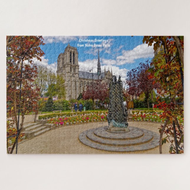Notre Dame Paris. Jigsaw Puzzle (Horizontal)