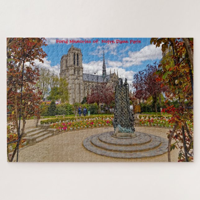 Notre Dame Paris. Jigsaw Puzzle (Horizontal)