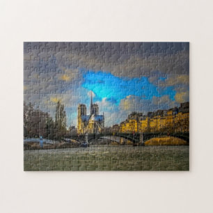 Notre Dame Paris. Jigsaw Puzzle