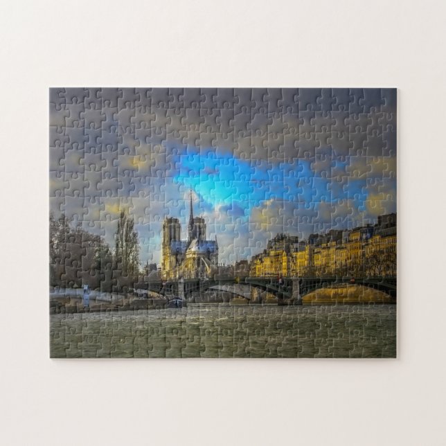 Notre Dame Paris. Jigsaw Puzzle (Horizontal)