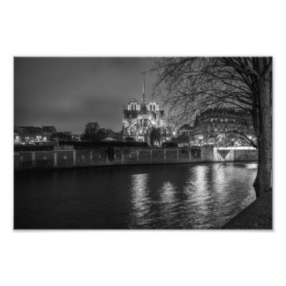 Notre Dame Paris on the Seine - Photo Print