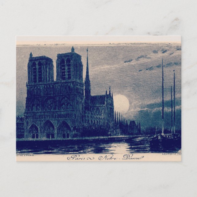 Notre Dame Paris Postcard (Front)