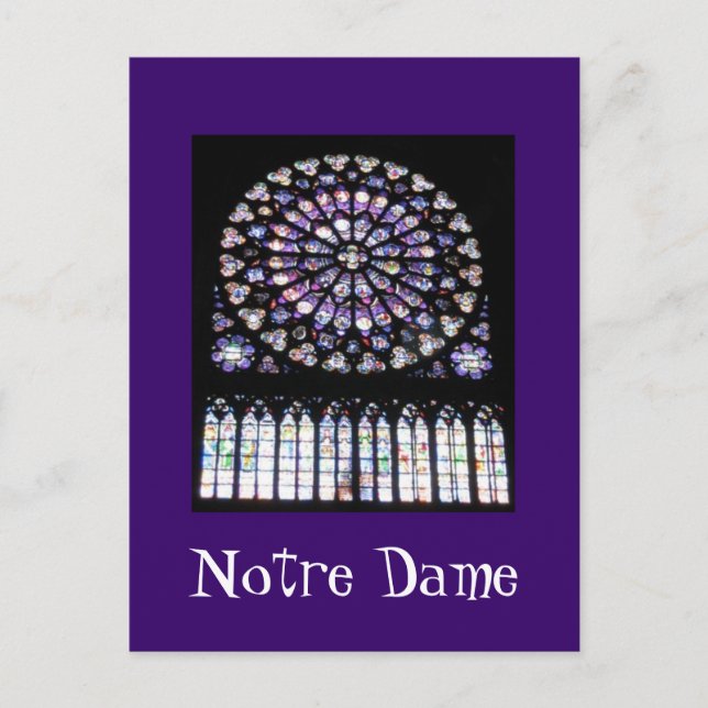 Notre Dame Paris Postcard (Front)