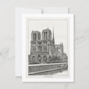 Notre Dame postcard