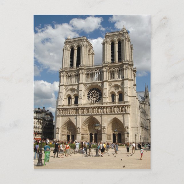 Notre Dame Postcard (Front)