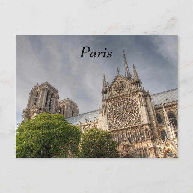 Notre Dame Postcard (Front)