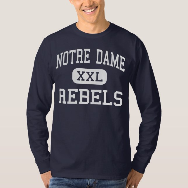 Notre Dame - Rebels - High - Saint Louis Missouri T-Shirt (Front)