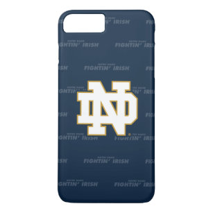 Notre Dame   Repeating Pattern iPhone 8 Plus/7 Plus Case
