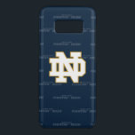 Notre Dame | Repeating Pattern Case-Mate Samsung Galaxy S8 Case<br><div class="desc">Show off your University of Notre Dame spirit with this great phone case! This design is officially licensed artwork approved by the University of Notre Dame. Hand-customized by our team in the San Francisco Bay Area,  CA.</div>