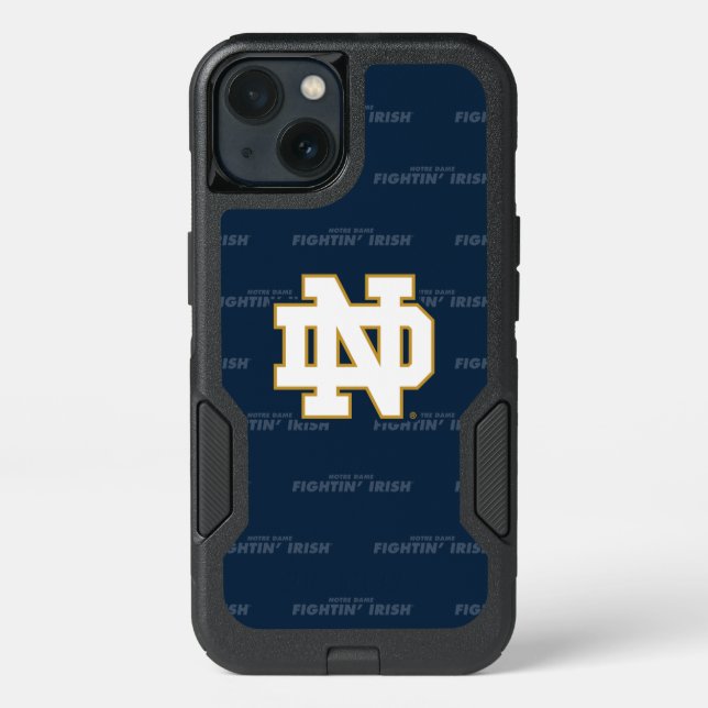 Notre Dame | Repeating Pattern Otterbox iPhone Case (Back)