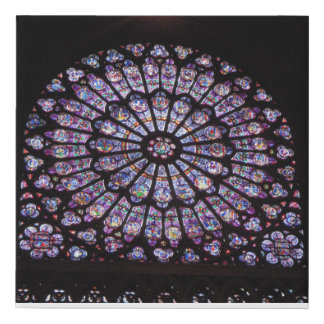 Notre Dame - rose window Faux Canvas Print