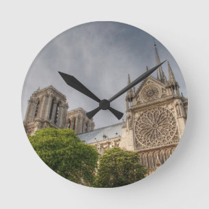 Notre Dame Round Clock