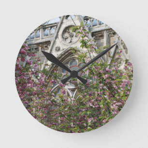 Notre Dame spring Round Clock