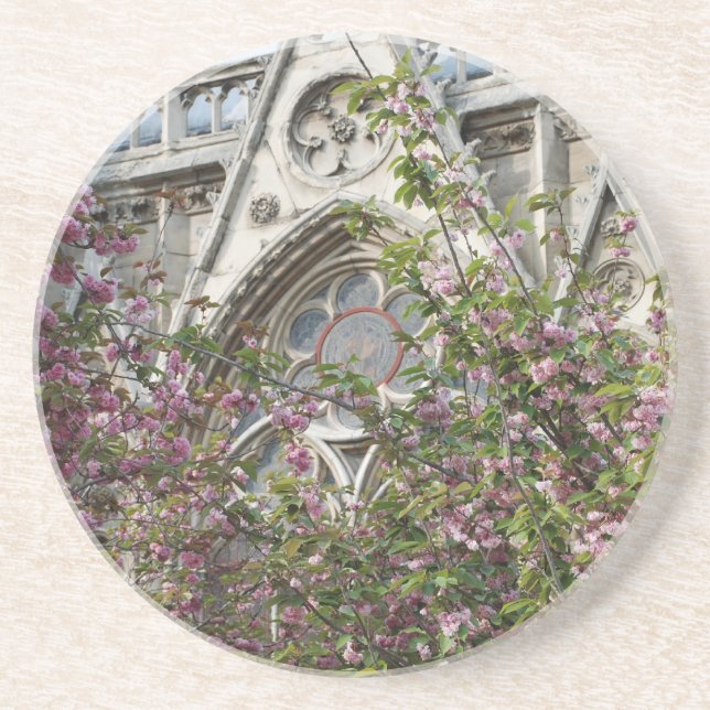 Notre Dame spring Sandstone Coaster (Front)