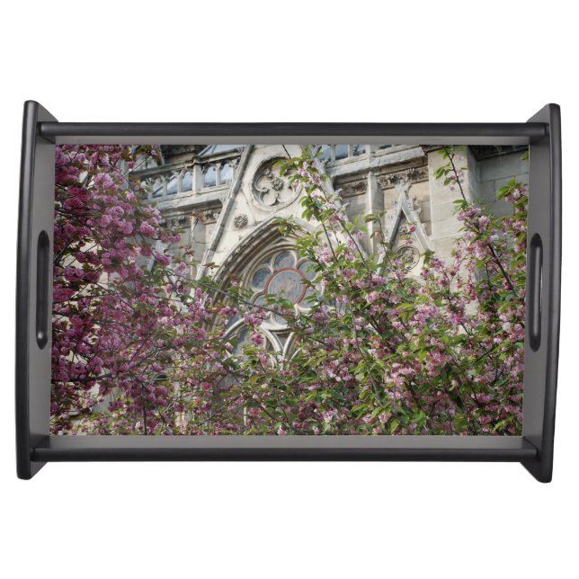 Notre Dame spring Serving Tray (Front)