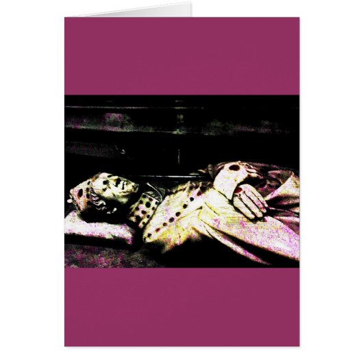 Notre Dame Statue Grunge Cards (Front)