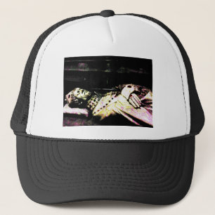 Notre Dame Statue Grunge Trucker Hat