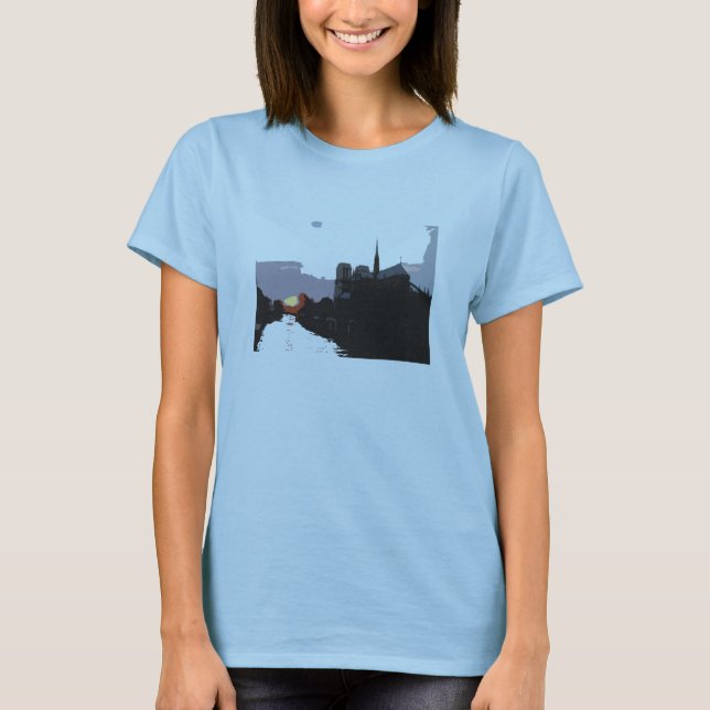 Notre Dame Sunset Shirt (Front)