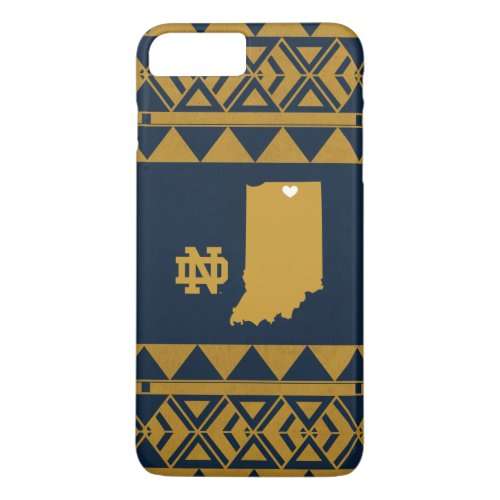 Notre Dame  Tribal State Love iPhone 8 Plus7 Plus Case