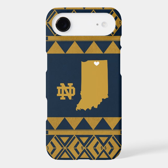 Notre Dame | Tribal State Love Case-Mate iPhone Case (Back)