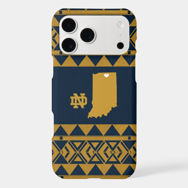 Notre Dame | Tribal State Love Case-Mate iPhone Case (Back)