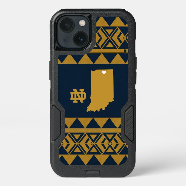 Notre Dame | Tribal State Love Otterbox iPhone Case (Back)