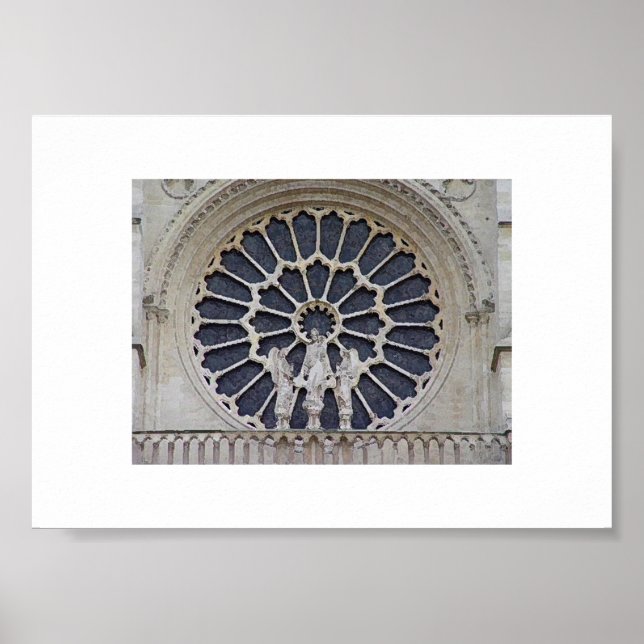 Notre Dame Up Close Poster (Front)