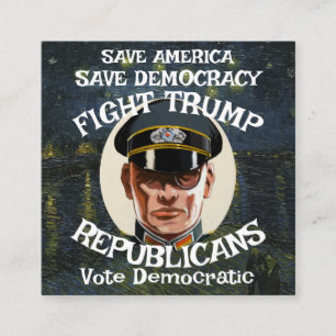 NoTrump Republican Party Grad Retirement Wedding Enclosure Card