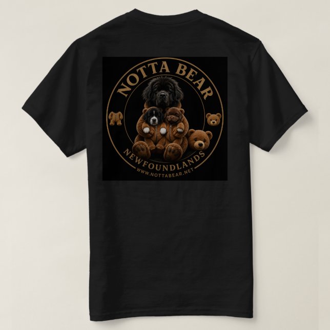 Notta Bear Bear logo T-Shirt (Design Back)