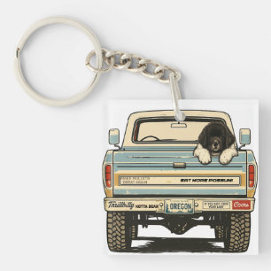 Notta Bear Hillbilly Newfoundland Truck Sti Keychain