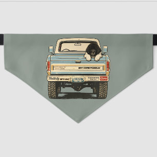 Notta Bear Hillbilly Newfoundland Truck Sti Pet Bandana Collar