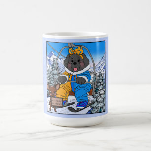 Notta Bear Mt. Hood Meadows Newfoundland Ski Lift Coffee Mug