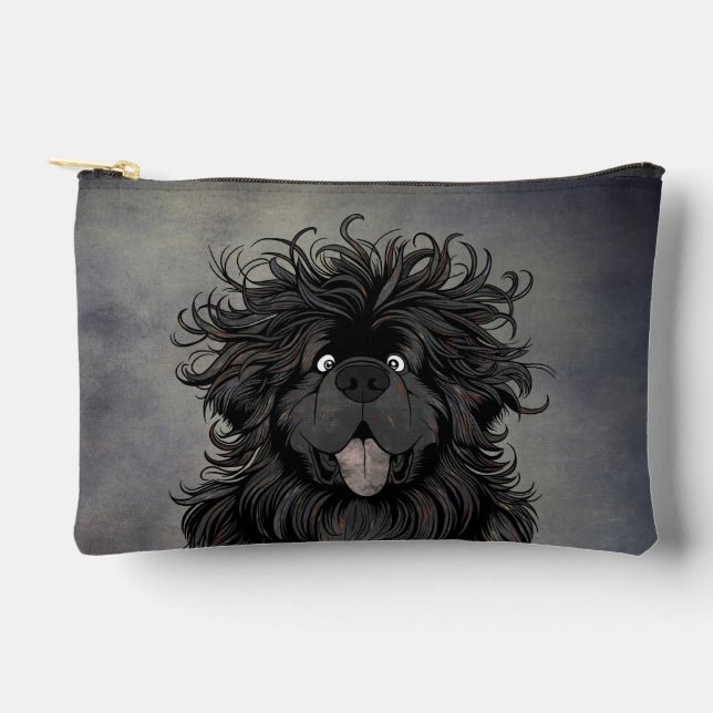 Notta Bear Newf Hair Dont Care Case Accessory Pouch (Front)
