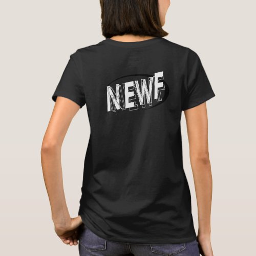Notta Bear NEWF logo Tshirt BW