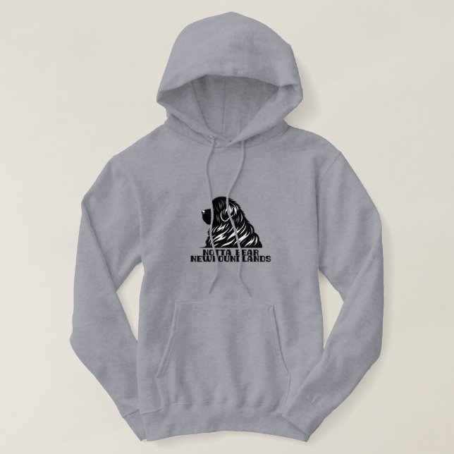 Notta Bear Newfoundlands Signature Logo Hoodie (Design Front)