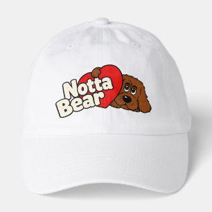 Notta Bear Retro Pound Puppy Style Logo Brown Hat