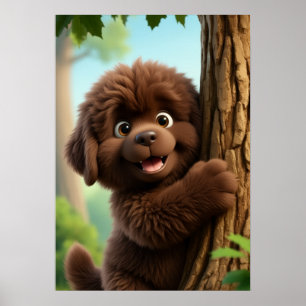 Notta Bear stumpy Poster