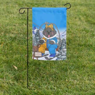 Notta Bear "Welcome Winter" Newfoundland  Garden Flag